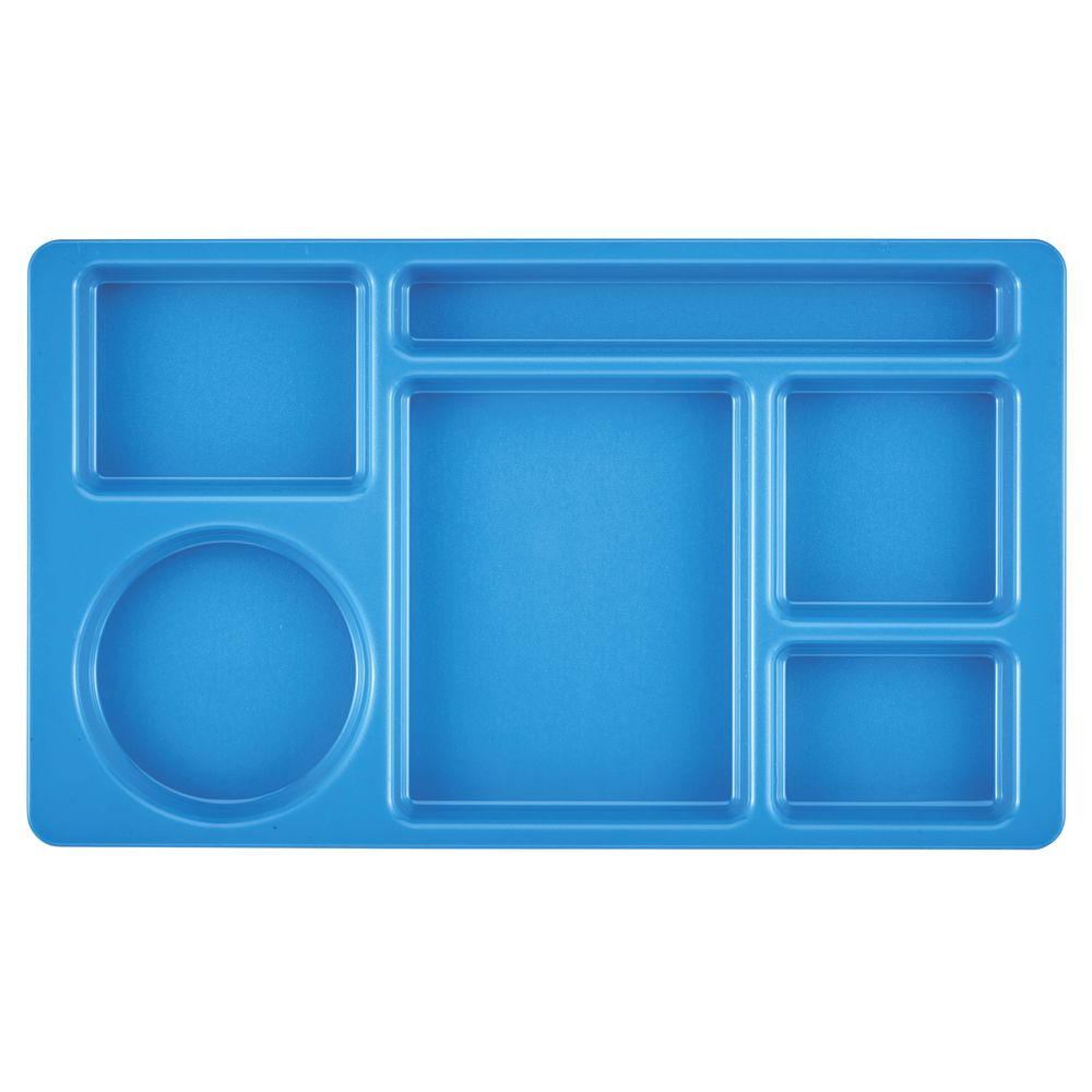 TRAY, COMPARTMENT, BLUE, 8.75X15X.75