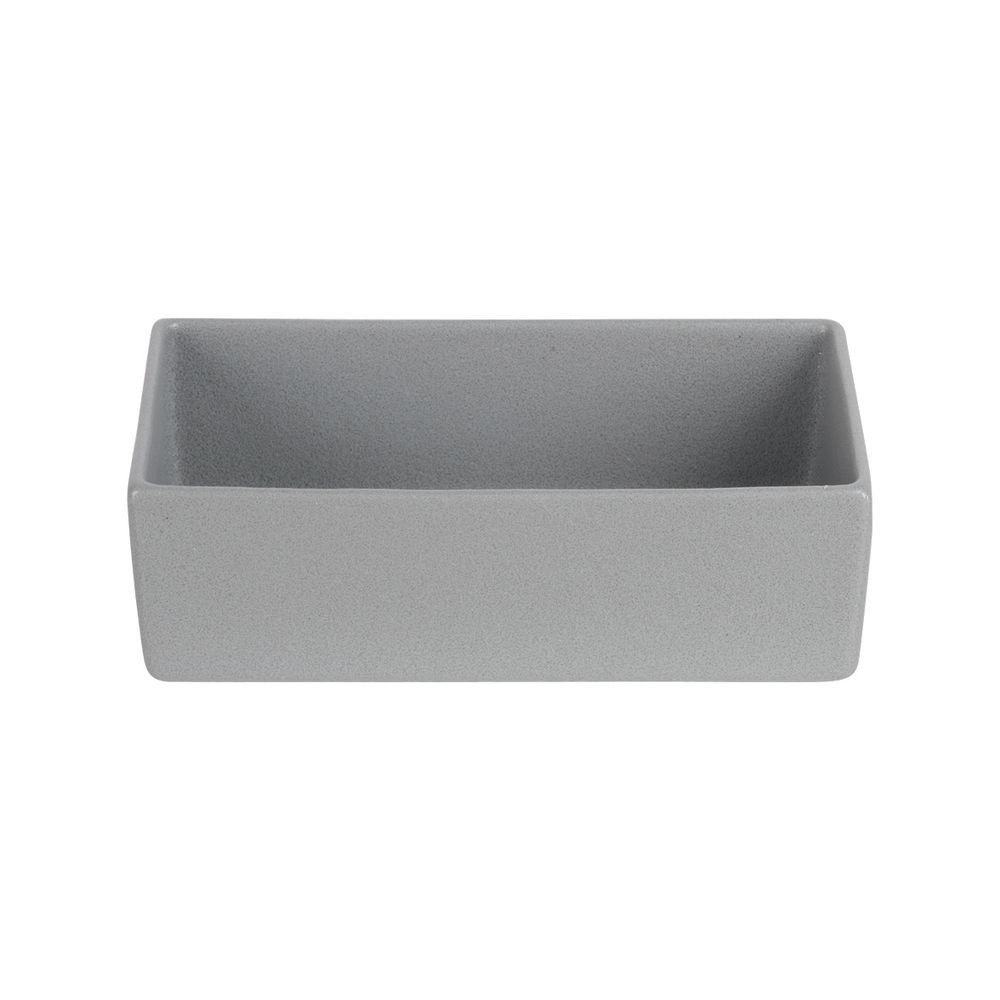 This metal container for food will create a unique display.  The platinum color will enhance any food product.  This metal container for food is manufactured by Bugambilia and is 100% foodservice safe.  The salad bowl will maintain a safe food temperature for an extended period of time.  The timeless displayware will preserve its color even after continuous use.