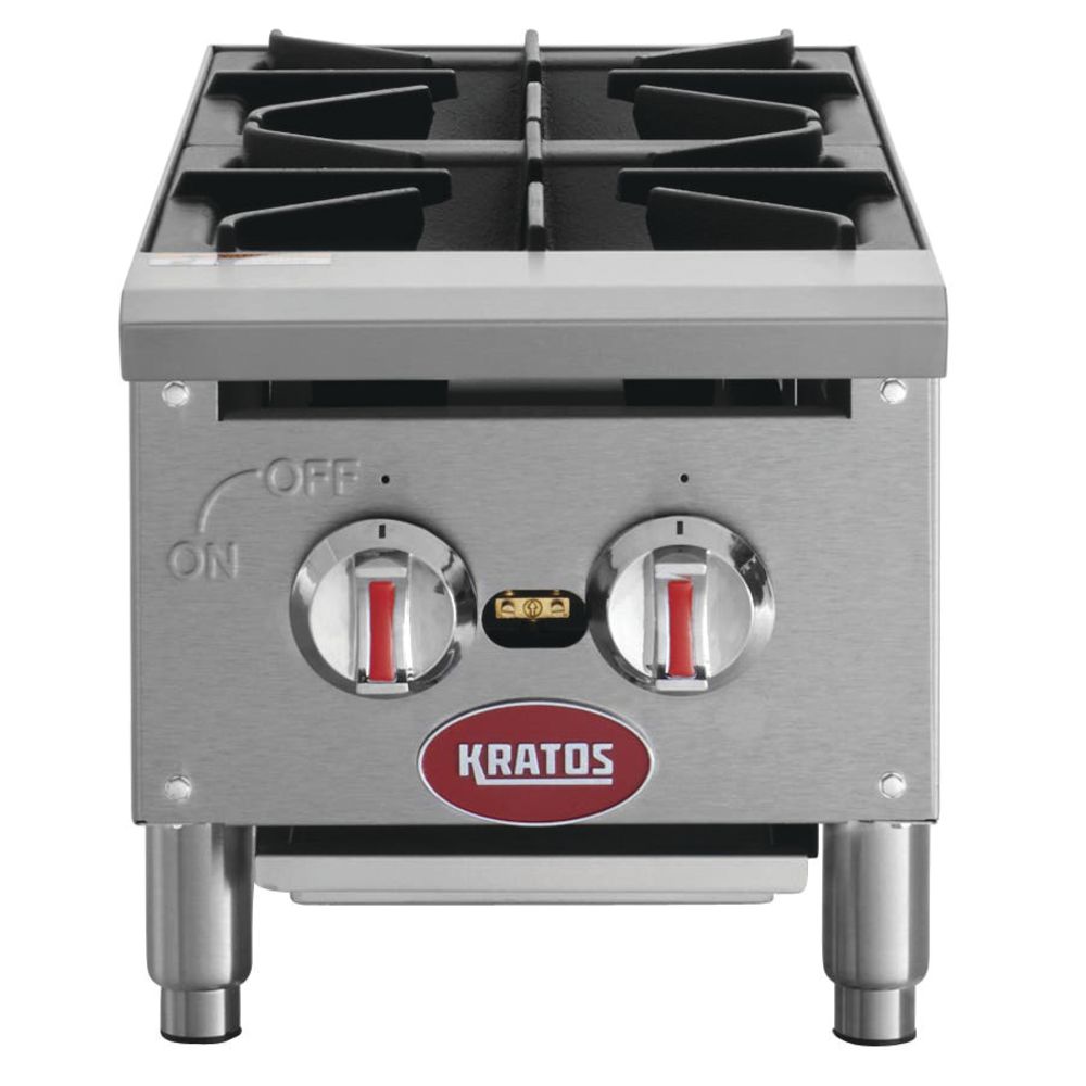 Kratos 29Y-070 2-Burner Gas Hot Plate - 12"W X 29 2/5"D X 13"H