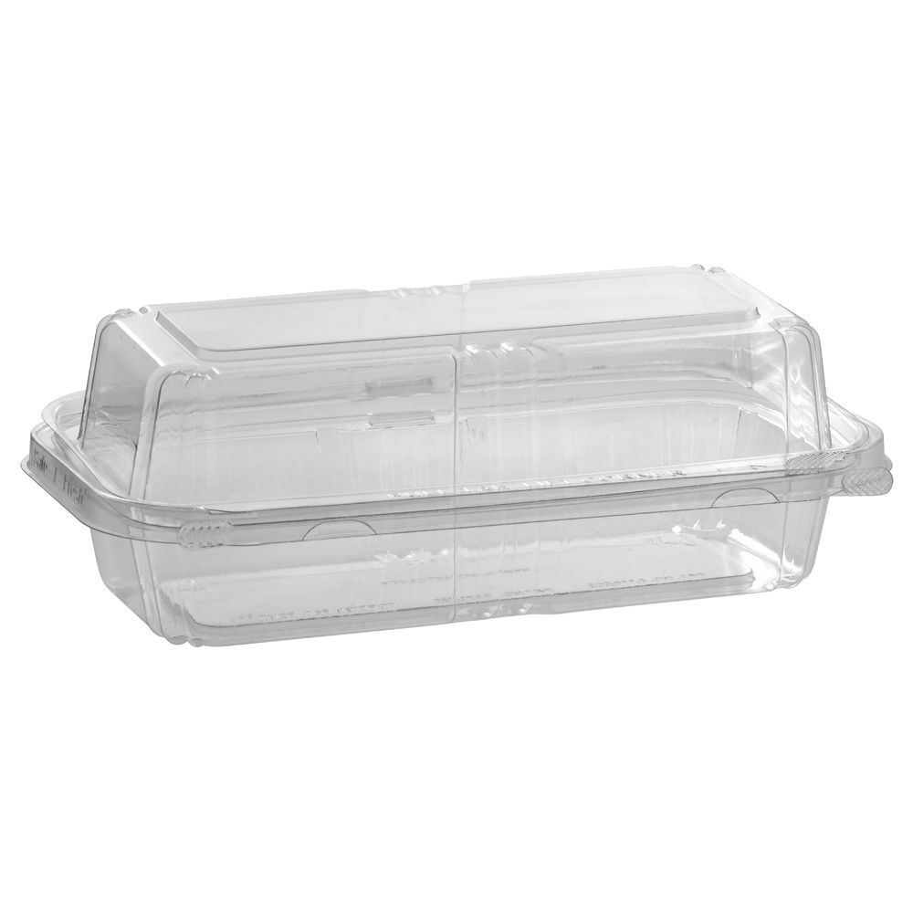 Safe-T-Fresh® 40 oz Clear Hinged Salad/Sandwich Containers - 9 1/8