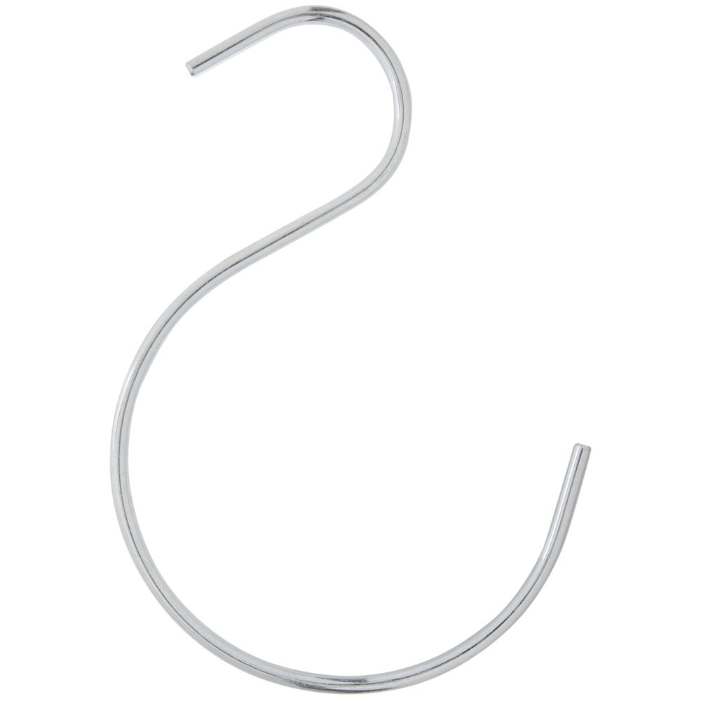 Large S-Hooks, Silver