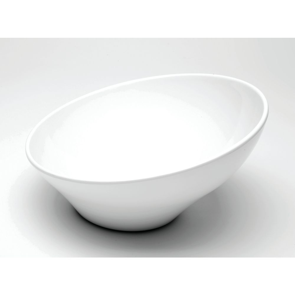 Melamine Bowls Come in a White Color for a Stylish Look.