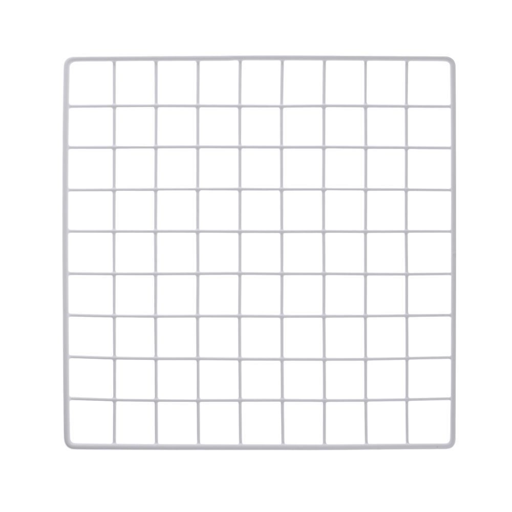 Mini Black Grid Panel 14 W x 14 H 1.5 Squares Grid Panel Vinyl Dipped Black 
