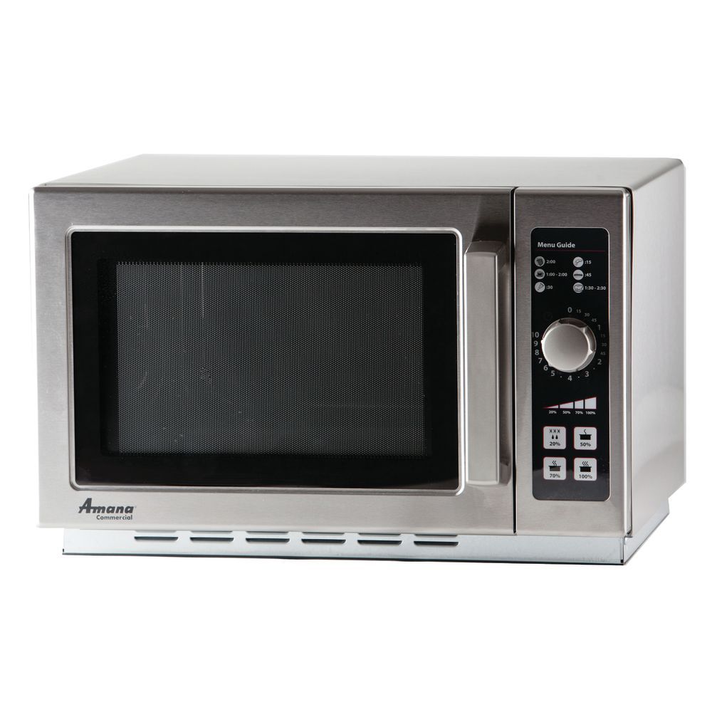 Amana®RCS10DSE 1000 Watt Medium Volume Commercial Microwave With Dial