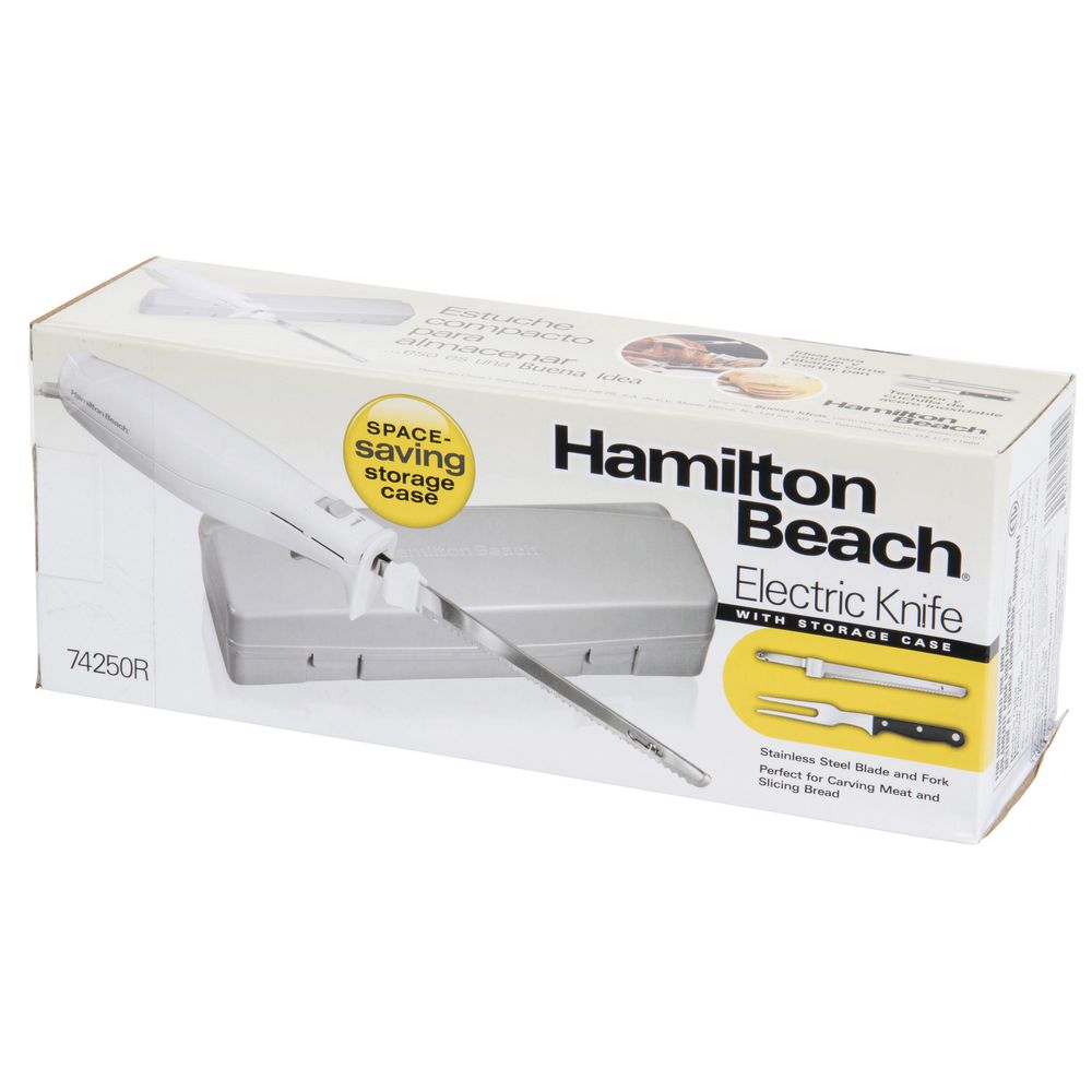 Hamilton Beach 74250R White Electric Knife Set - 120V