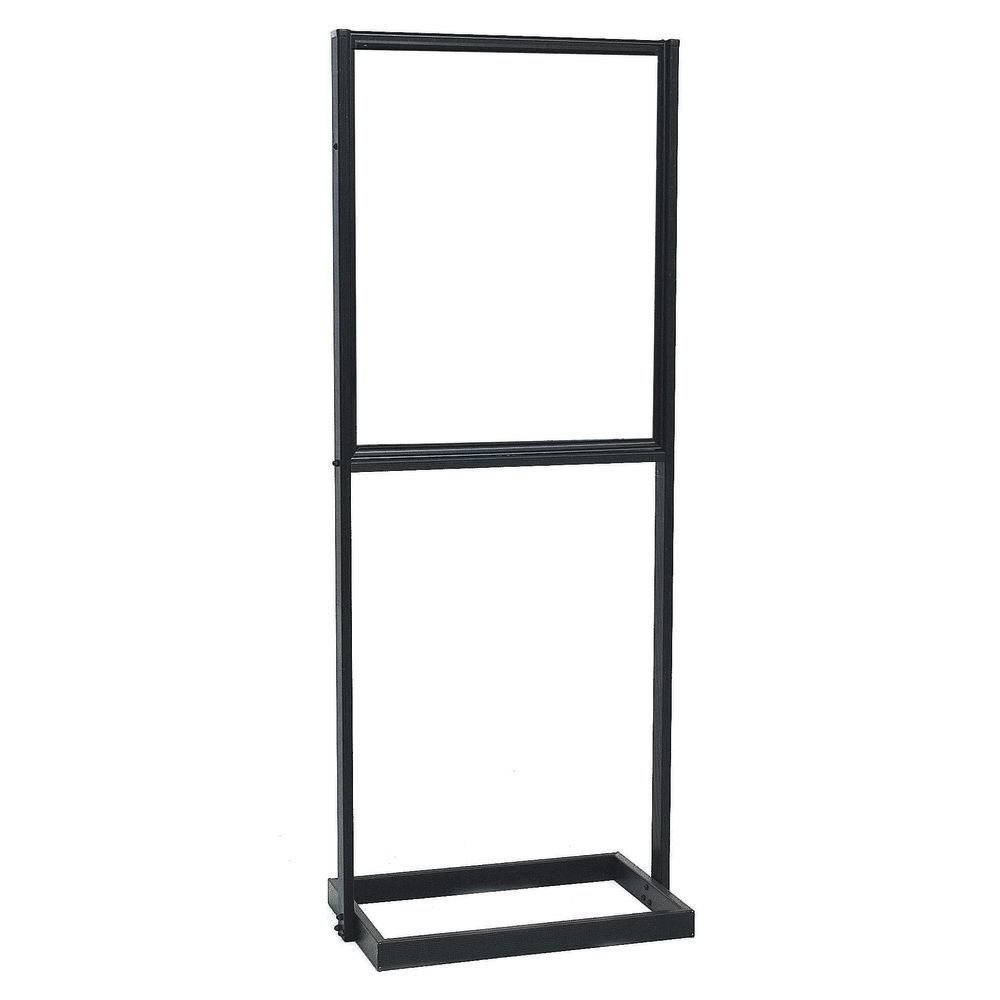 FLOOR STAND, DOUBLE-SIDED, BLACK, 63"H