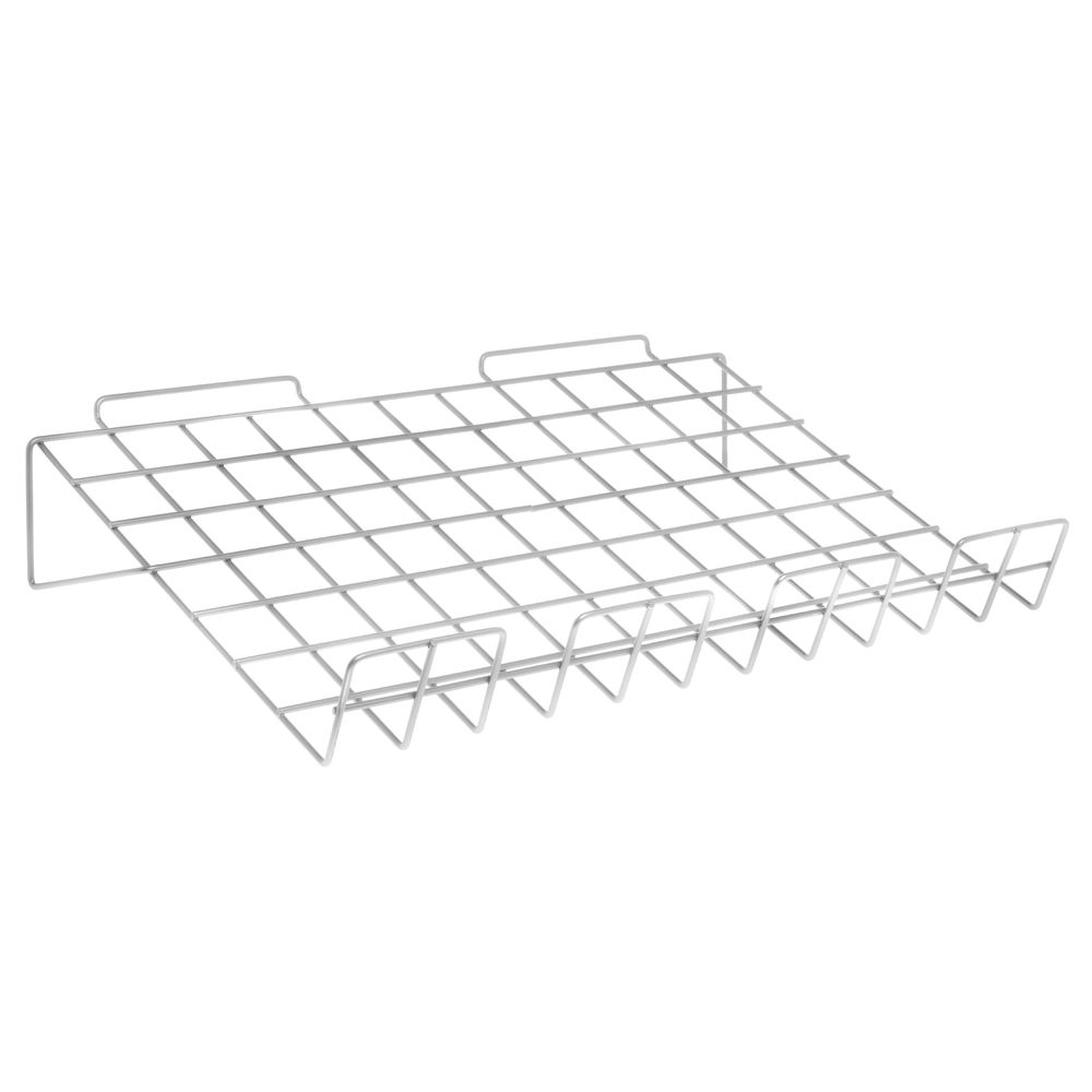 Gray Slatwall Wire Shelf, 22" x 14"