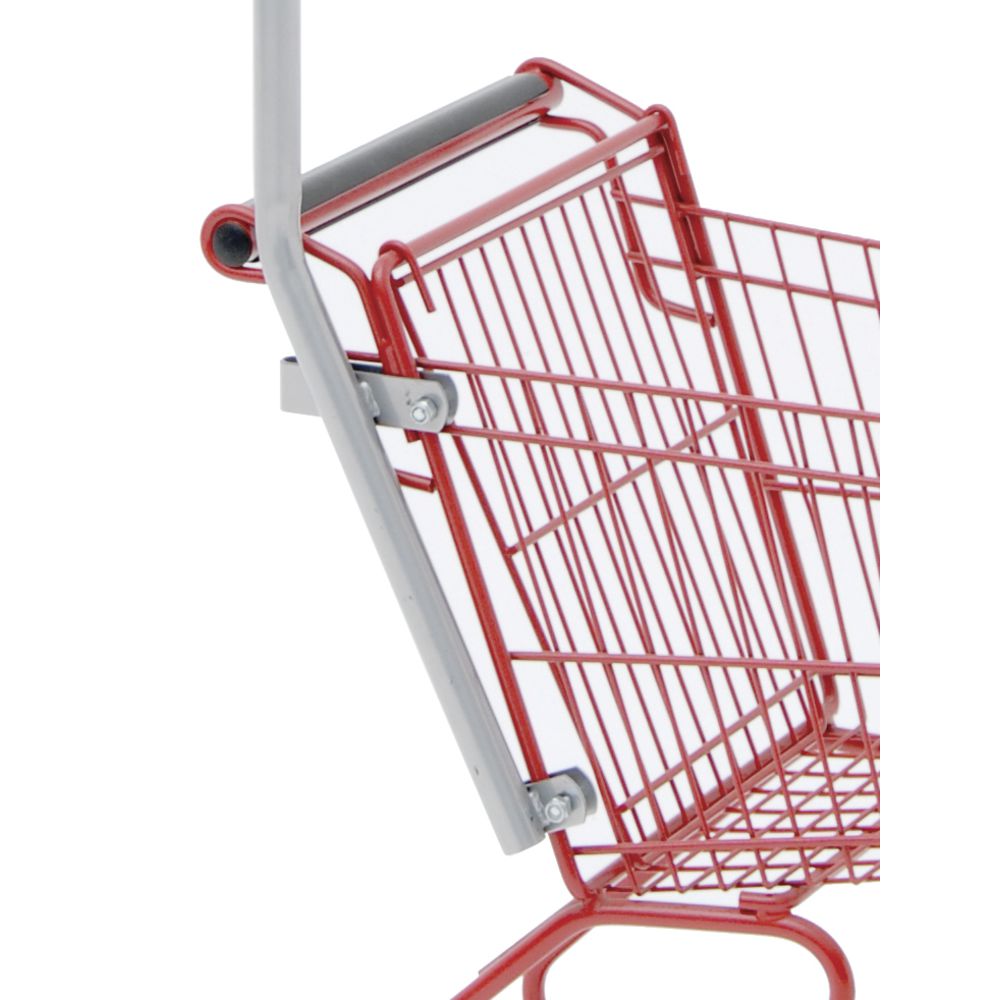 Technibilt Kids Shopping Cart Grey Metal Anti Theft Flag 47 H