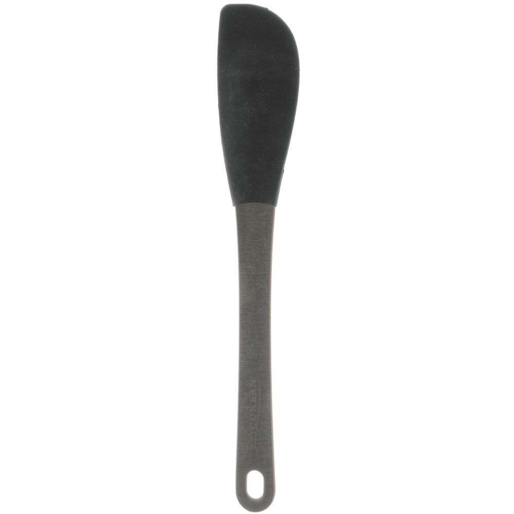 black silicone spatula