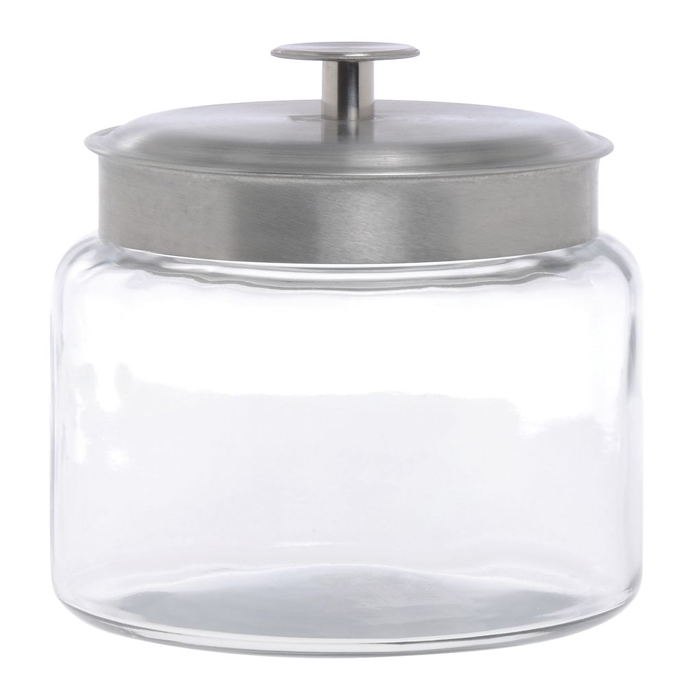 Anchor Hocking™ 64 oz Clear Glass Montana Jar with Aluminum Lid