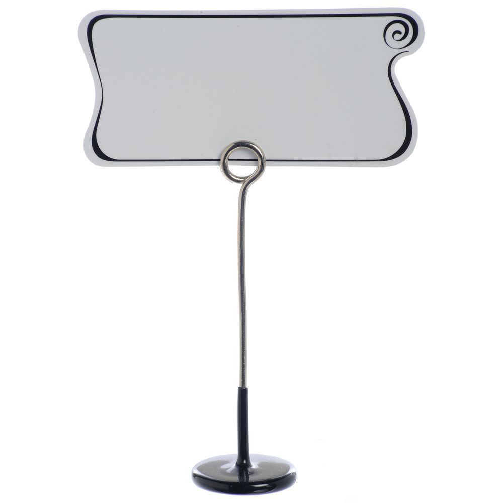 Weighted Base Sign Placecard Holder 6 Per Bag 