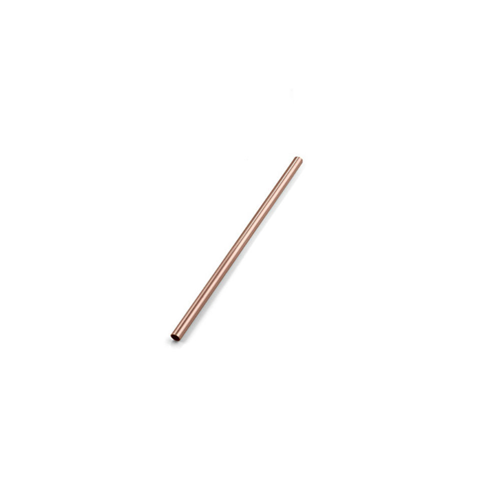 American Metalcraft STWG6 6 Gold Stainless Steel Straw 12 Pack