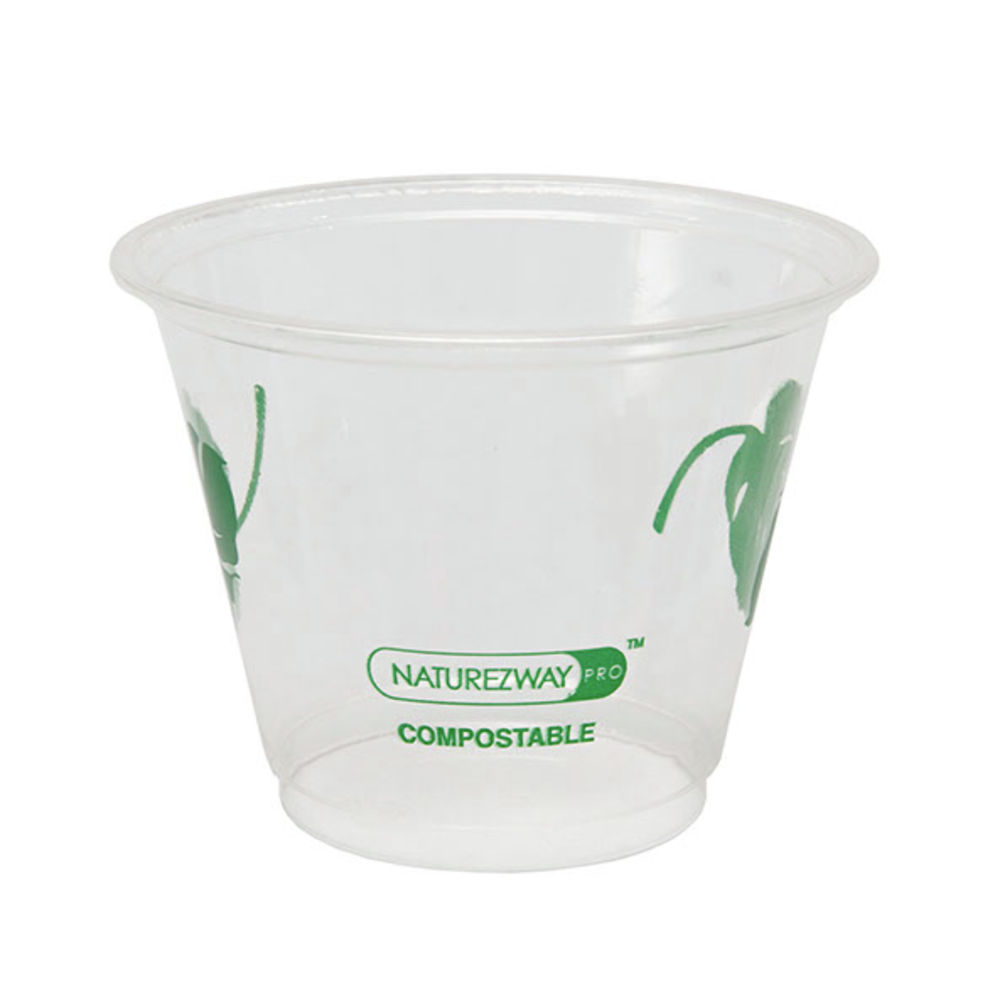 Naturezway Pro Compostable 24oz Cold Cups - 1000 per Case