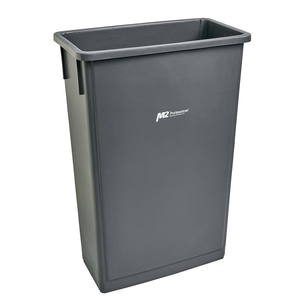 M2 Professional 23 gal Plastic Slim Trash Receptacle - 20