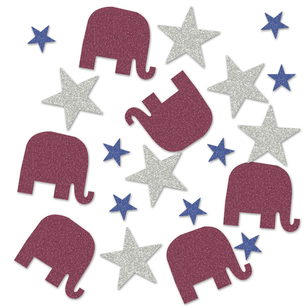 Beistle Patriotic Decor/Republican Deluxe Sparkle Confetti