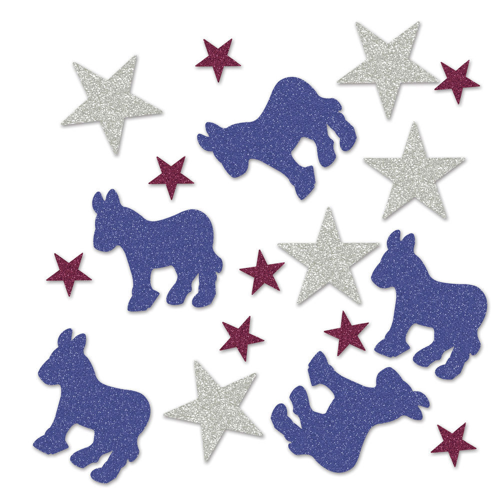 Beistle Patriotic Decor/Democratic Deluxe Sparkle Confetti