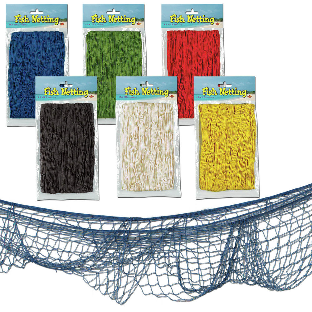 Beistle Luau Decor/Fish Netting,Size =4' x 12