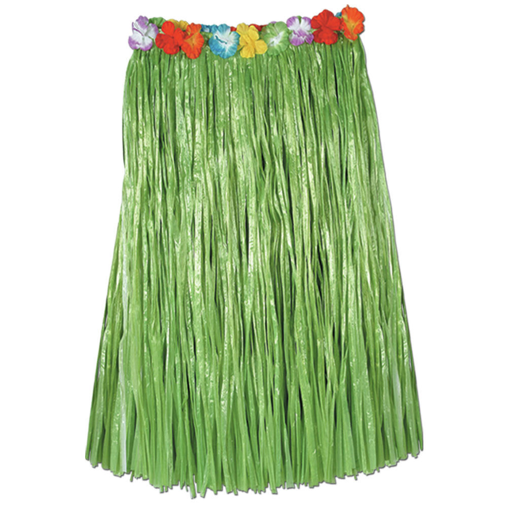 Adult XL Green Grass Skirt