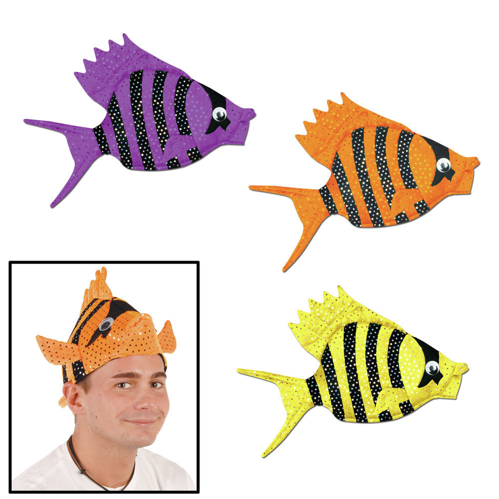 Beistle Luau Decor/Plush Luau Fish Hats