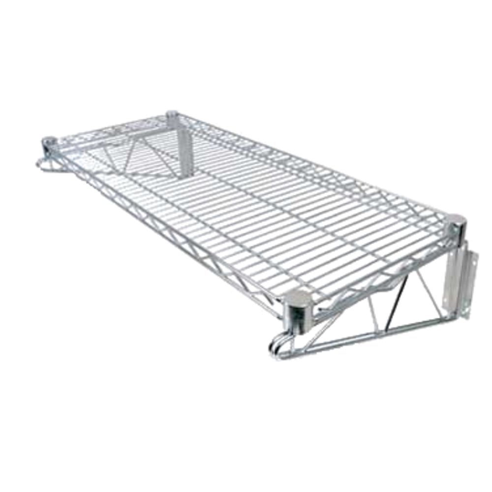 14" Pegboard Shelf Bracket Chrome