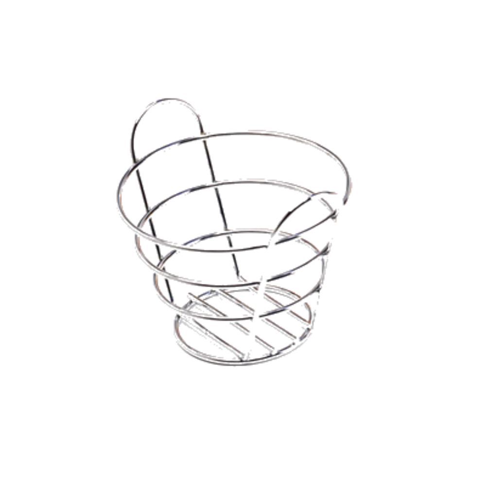 G.E.T. Round Black Iron Bucket Basket 6.25" X4.25"H 12 Each