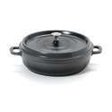 G.E.T. CA-005-GR/BK/CC Heiss Gray/Black 3 Quart Braiser Pan with Lid