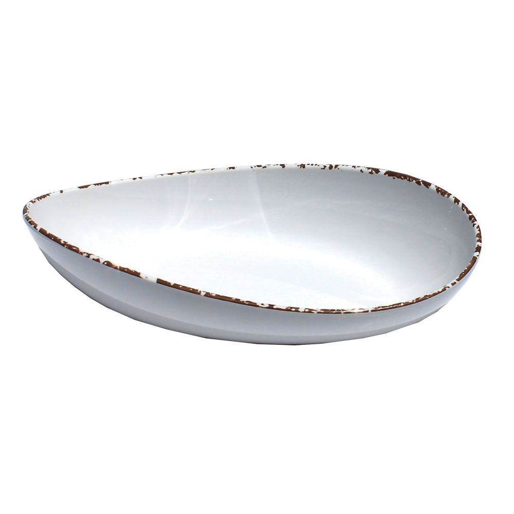 G.E.T. B-65-TC Large Oval Melamine Serving Bowl, 2 Quart, Tuscan
