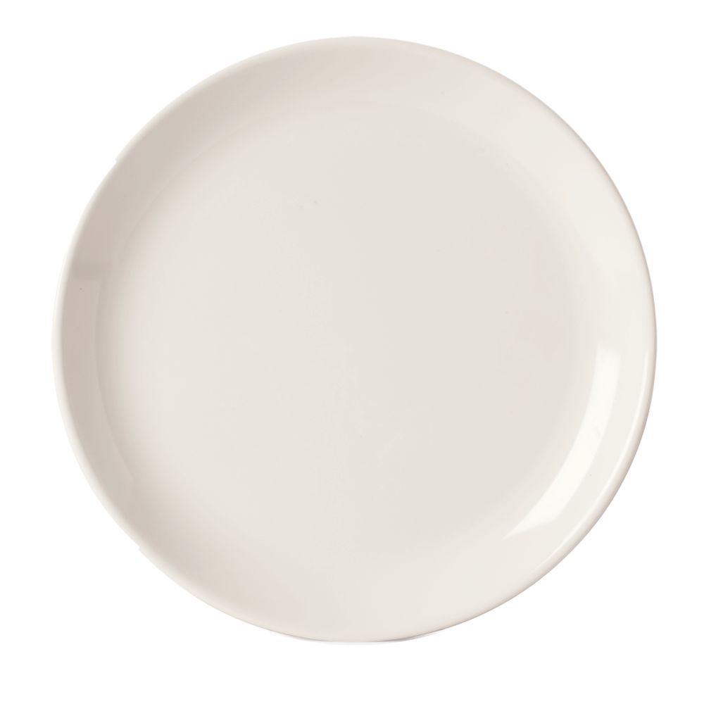 G.E.T. White/Yellow Melamine Bold Plate 9.5" 2 Dozen