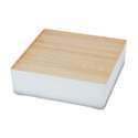 White Melamine Bento Box - Cal-Mil Plastic Products Inc.