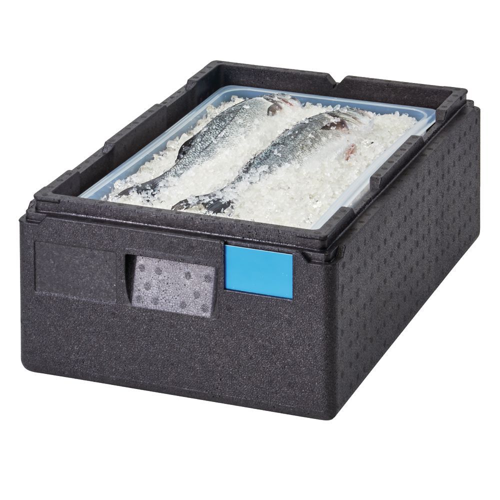 Cambro Cam GoBox Half-Size Insulated Food Carrier - Top Load, 8" Deep - View #3