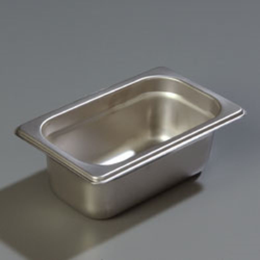 Steam Table Pan, 2/3 Size, 2.5 Deep, Stainless Steel, 25 Gauge