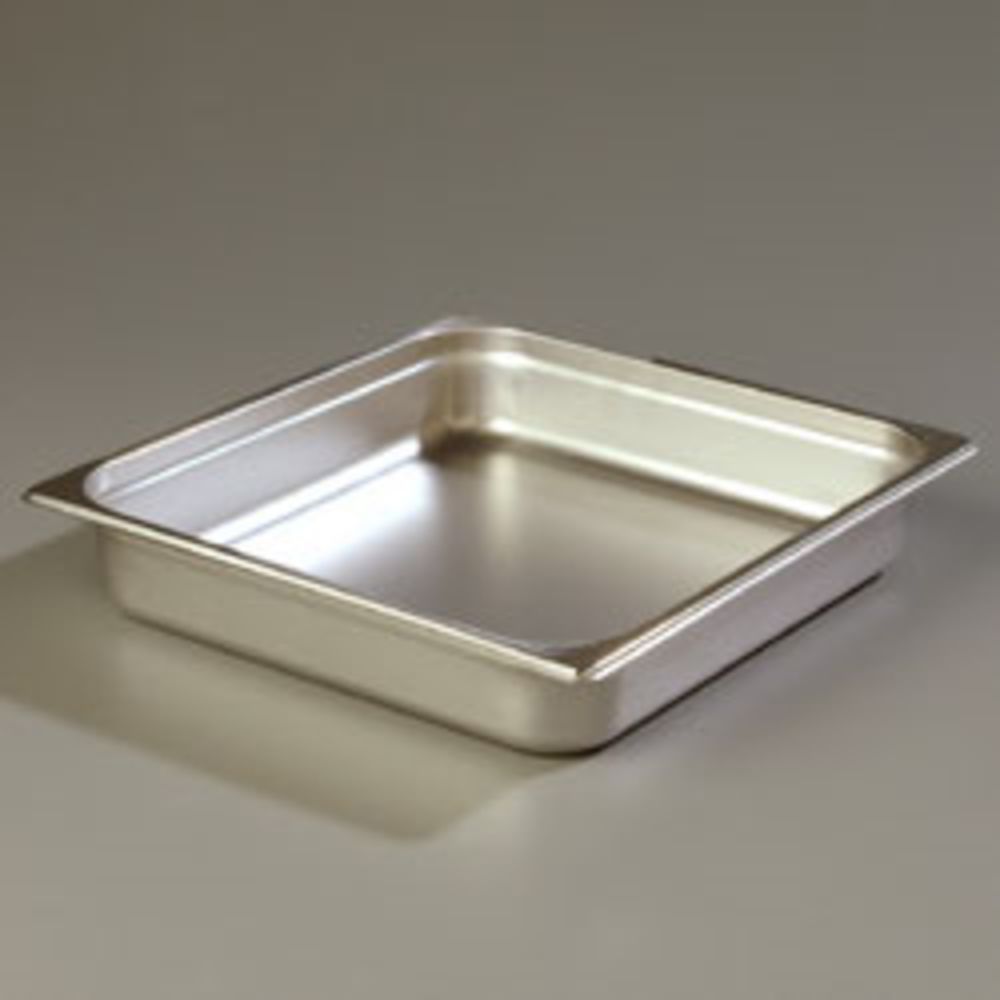 Carlisle 24 Gauge Stainless Steel 2 3 Size Durapan Steam Table Pan 2 5   Car607232 1000 