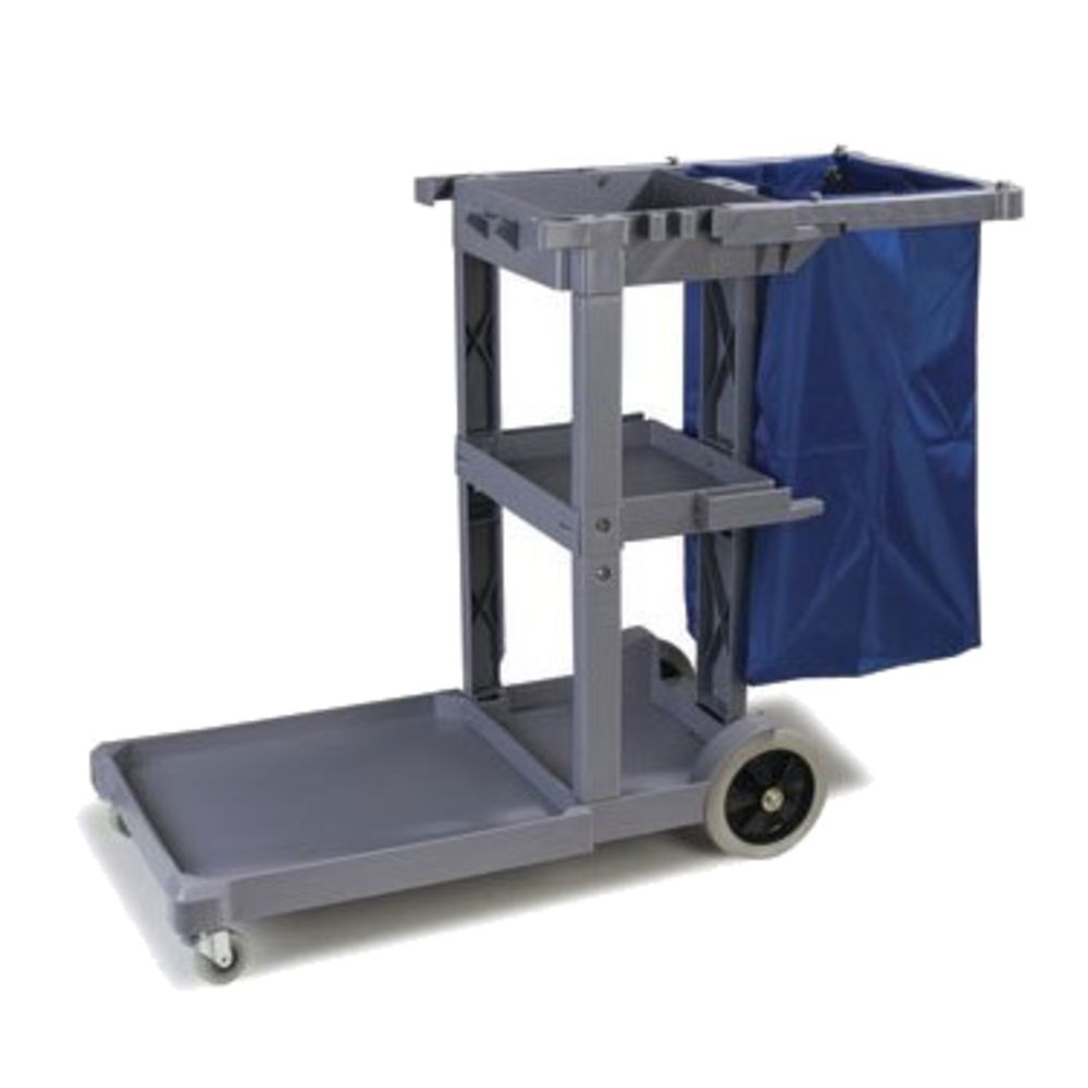 Rubbermaid Hygen Janitor Cart, #1784284