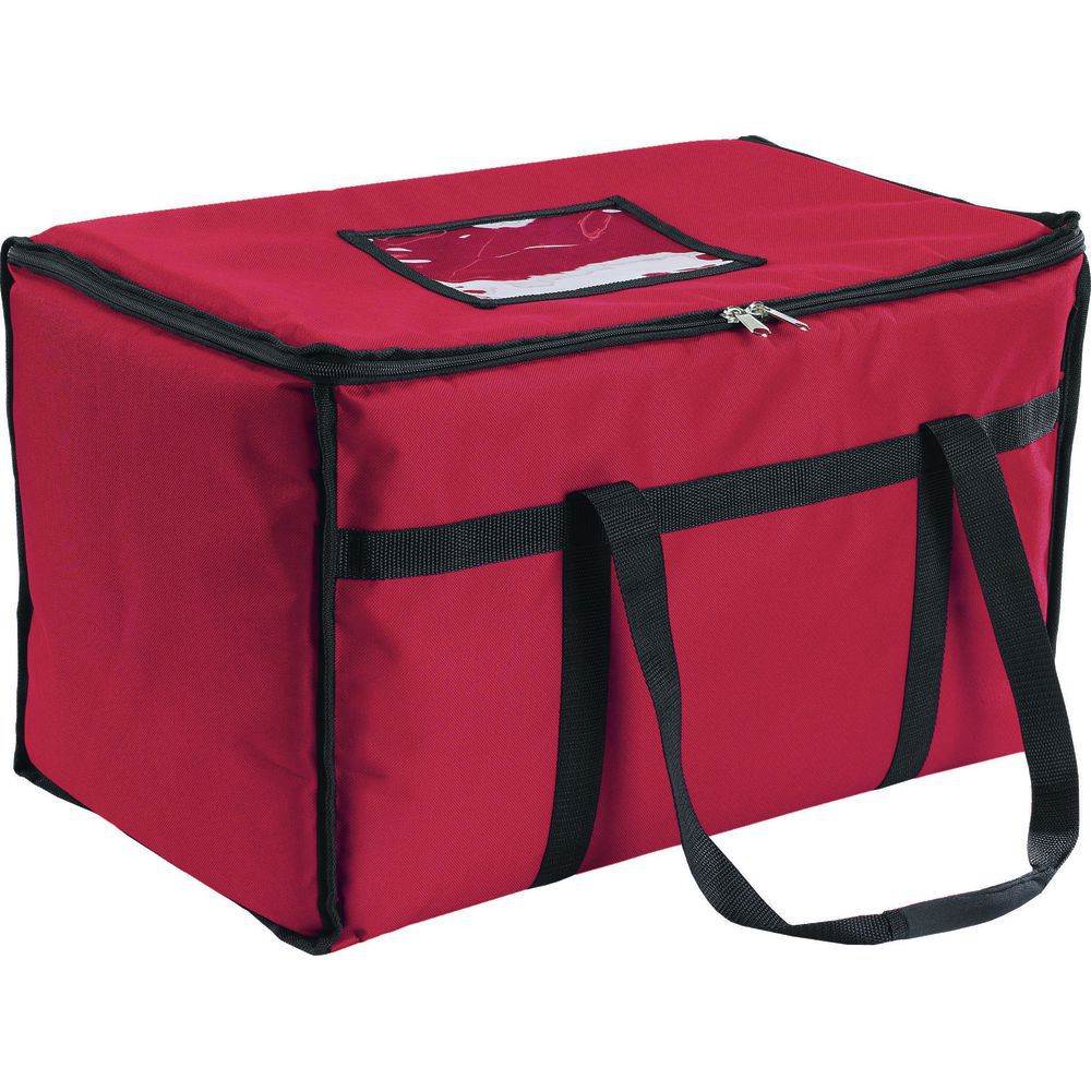 San Jamar Insulated Food Carrier Large Size Red red