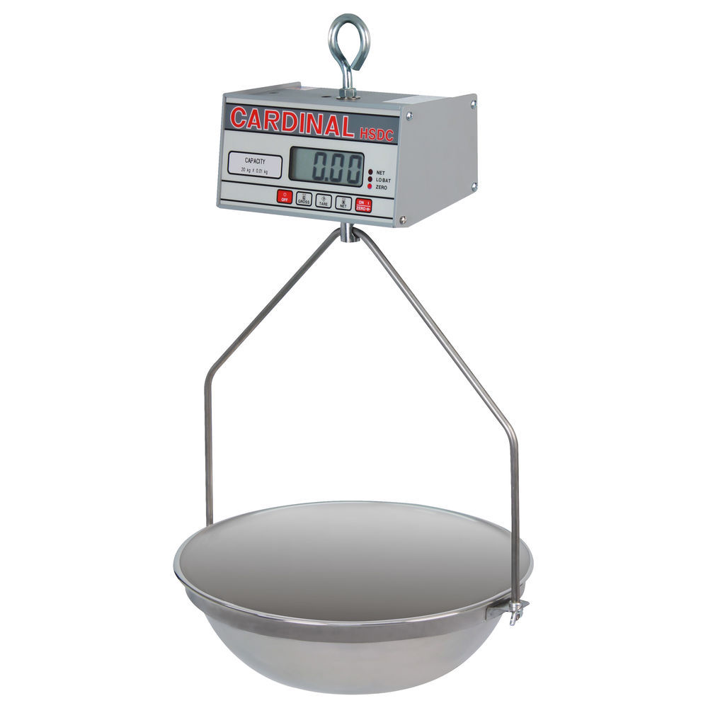 DETECTO Hanging Scale, Electronic, 20 Kg Capacity