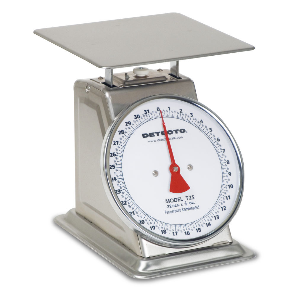 Detecto T2 Top Loading Dial Scale 32 oz Capacity