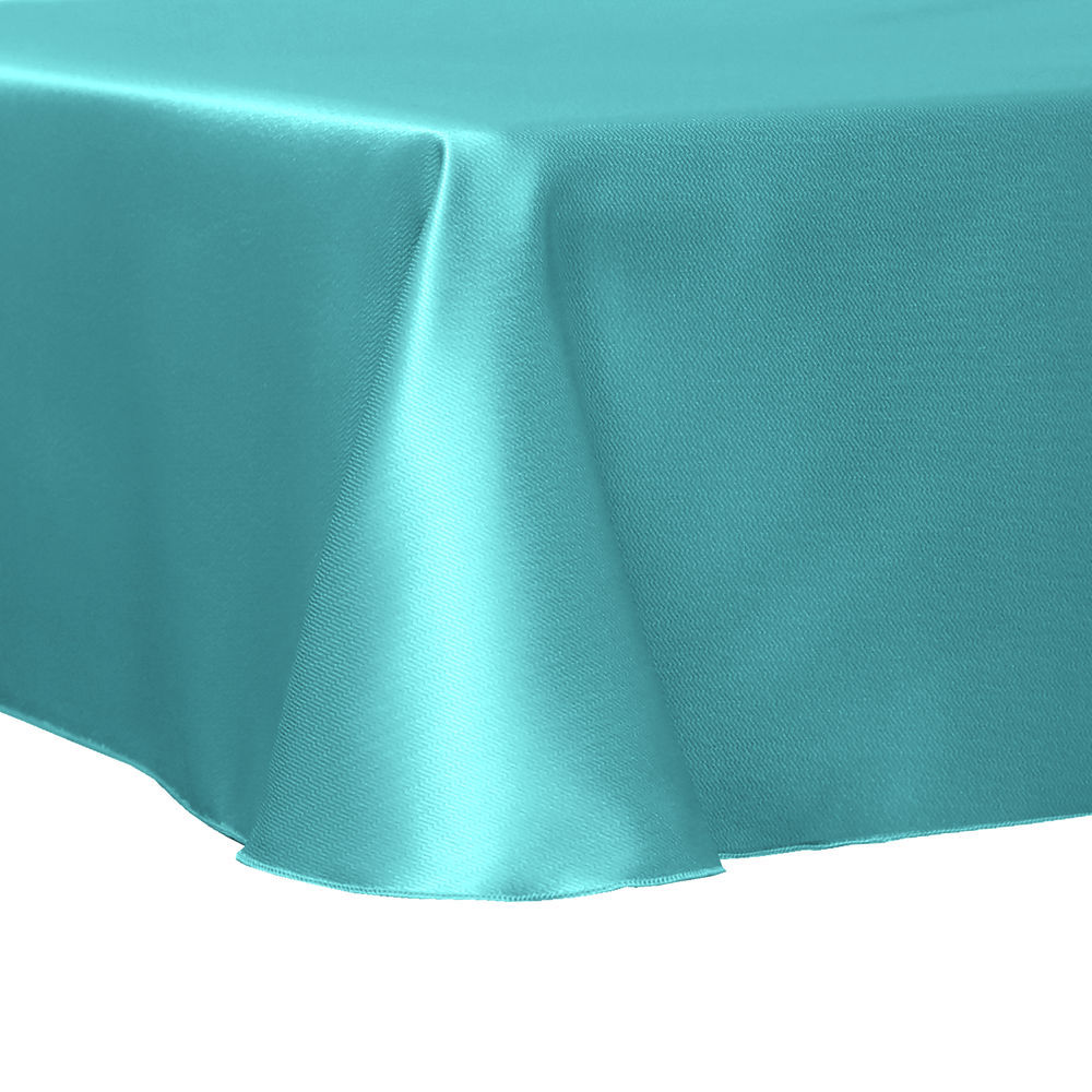 Unique 60 x 102 oval tablecloth Visual Textile Herringbone Fandango 60 X 102 Inch Oval Tablecloth Turquoise