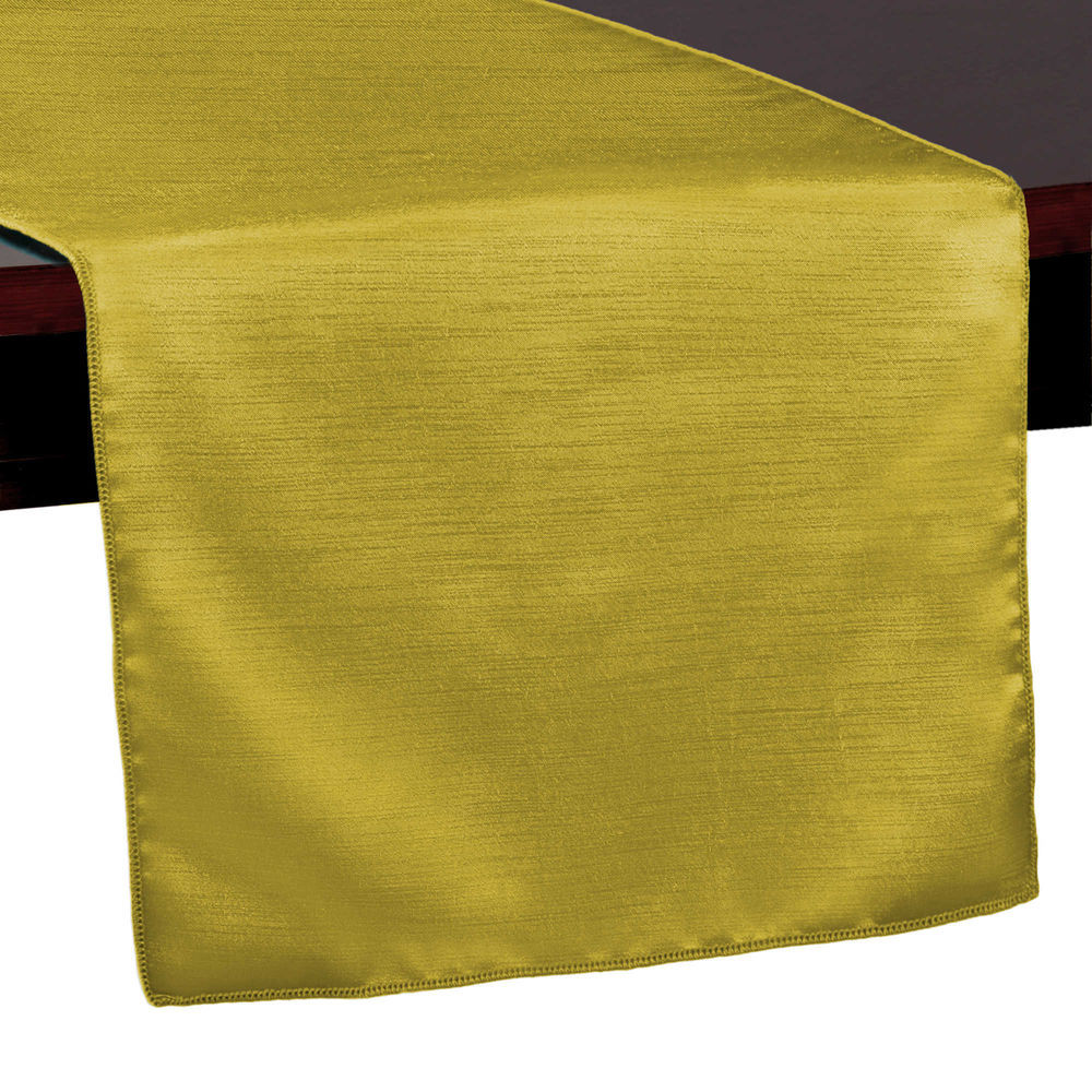 Visual Textile Majestic 14 x 72-Inch Table Runner Gold