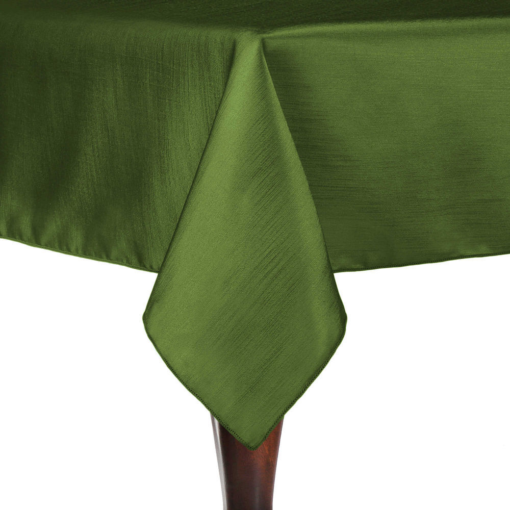 Visual Textile Majestic 45 x 45-Inch Square Tablecloth Moss Green