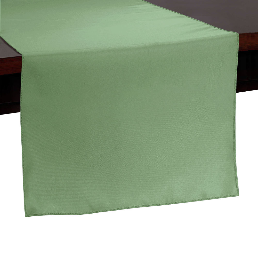 Visual Textile 14 x 72-Inch Polyester Table Runner Sage Green