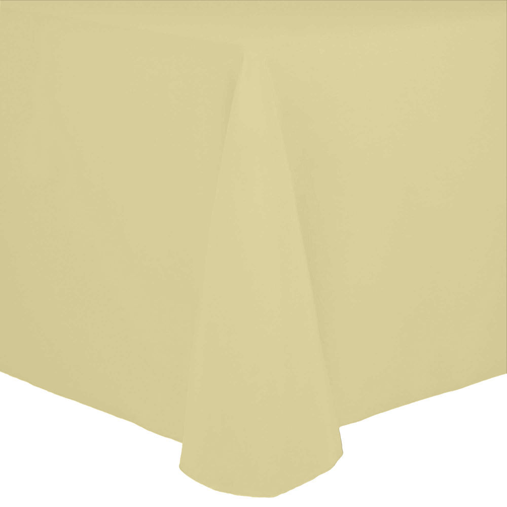 Nice 60 x 102 oval tablecloth Visual Textile Cotton Feel 60 X 102 Inch Oval Tablecloth Cornsilk