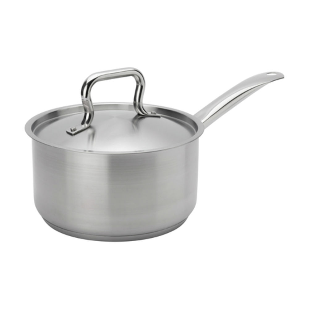 Browne 5734033 Elements Stainless Steel Sauce Pan & Lid, 3.5 Qt. - Win Depot