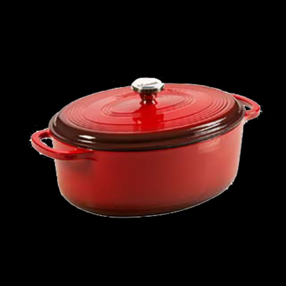 Lodge Enameled Cast Iron Dutch Oven - 6 qt - Red