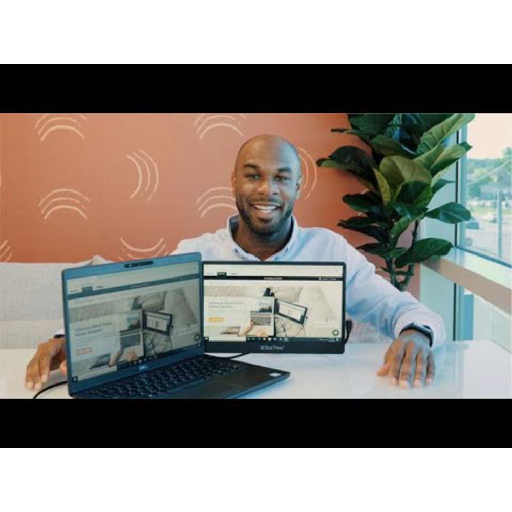 Luxor SideTrak Swivel Triple HD 12.5" Attachable Portable Monitor - Thumbnail 5