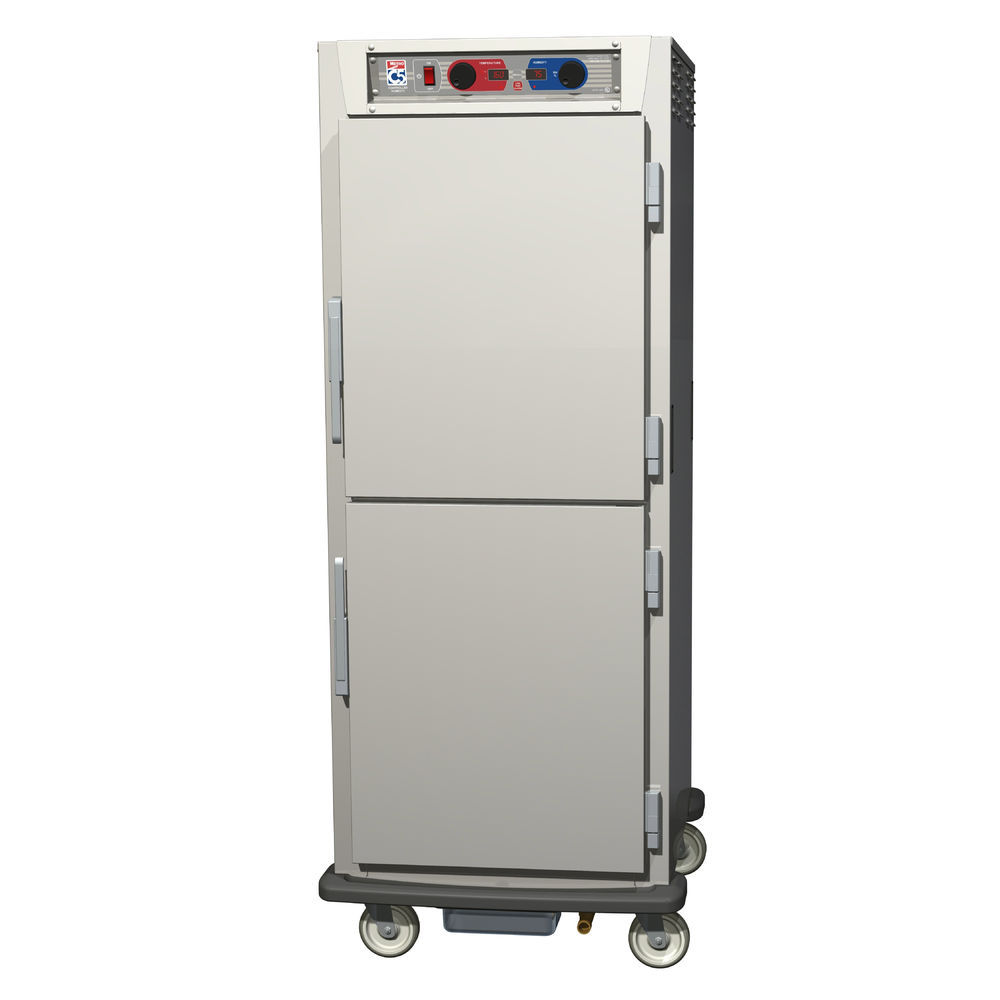 Metro C5 9 Series Pass Thru Heated Holding Cabinet Full Height Stainless Steel Dutch Solid 
