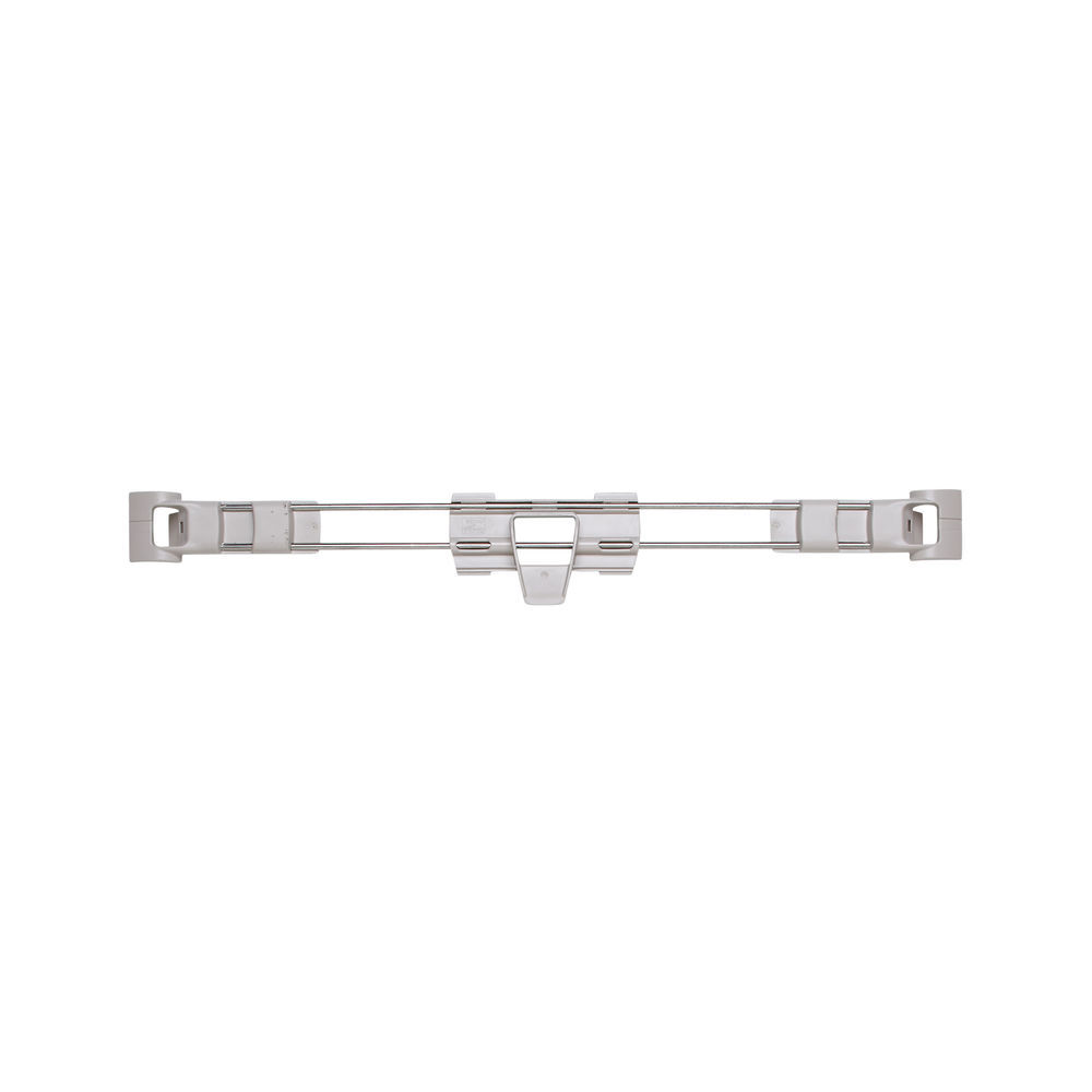 24x 4 Back Metro MAX4-L24-4P MetroMax 4 Solid Clear Stackable Shelf Ledge