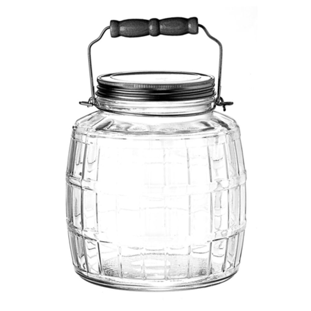 2.5 Gallon Barrel Jars /Aluminum Lids