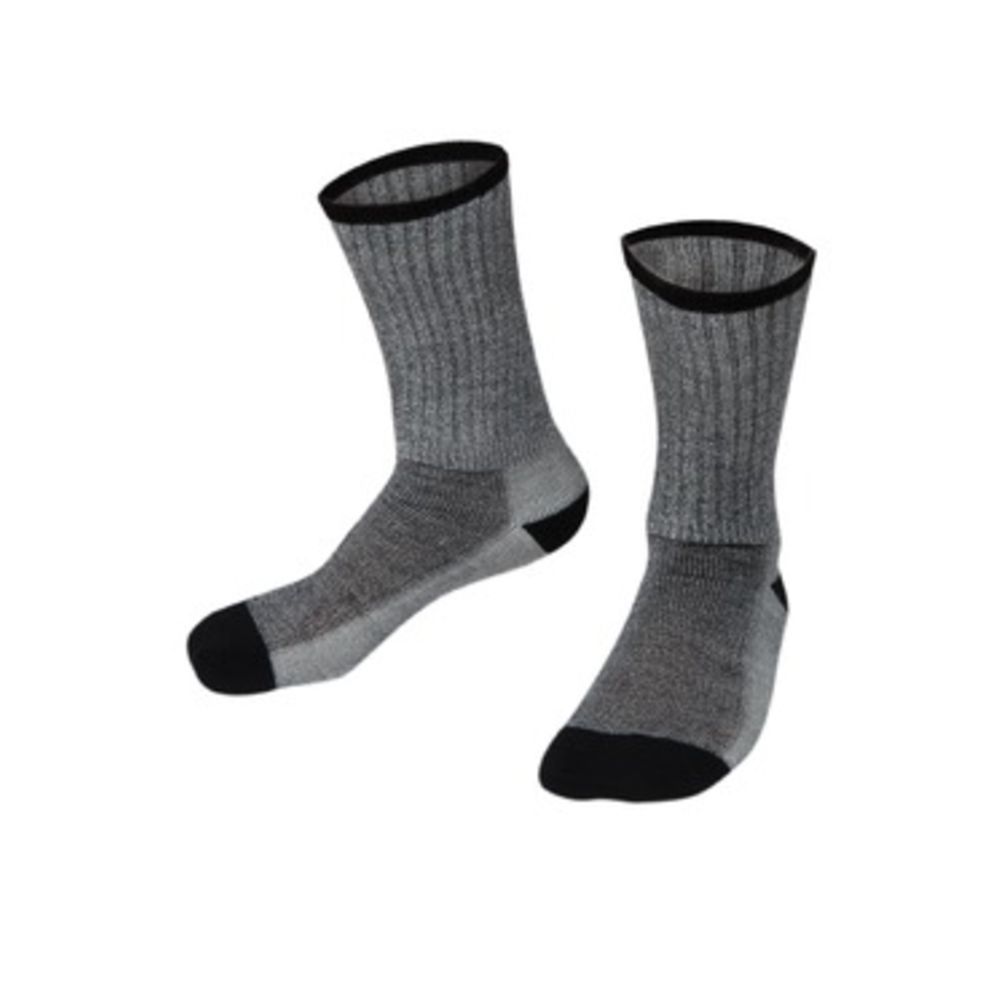 Beige Nylon Unisex Try On Socks