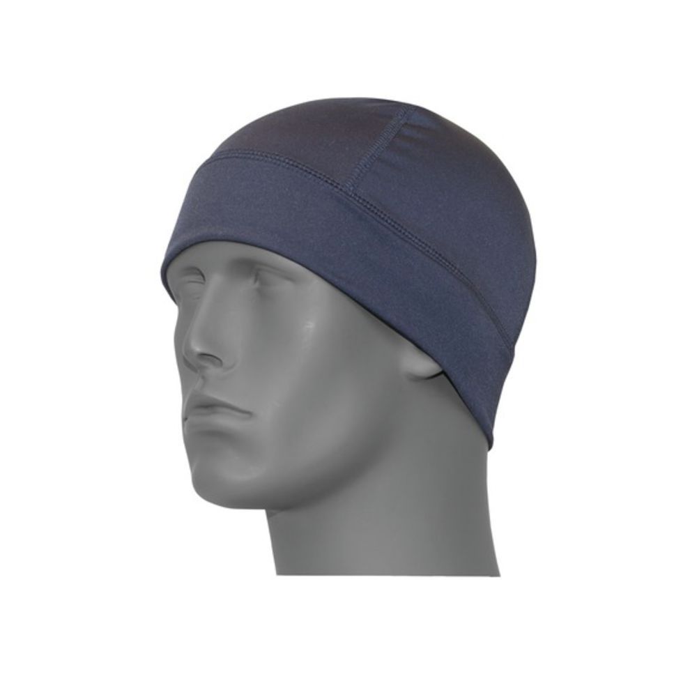 navy skull cap