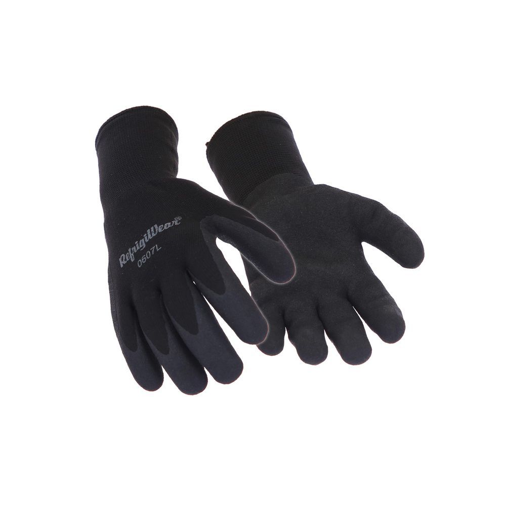 Get-A-Grip Nitrile Gloves, Black